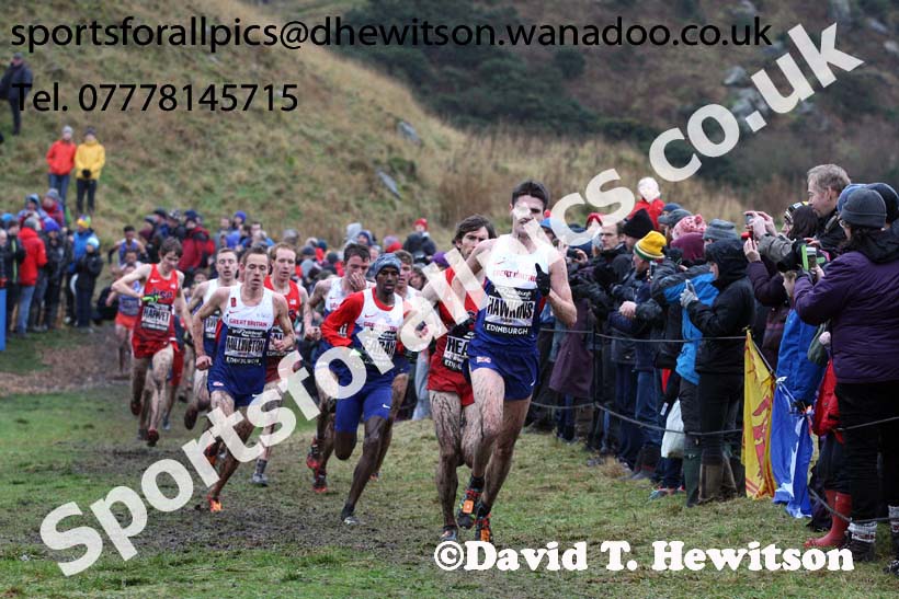 Senior mens Great Edinburgh Cross Country. Photo: David T. Hewitson/Sports for All Pics